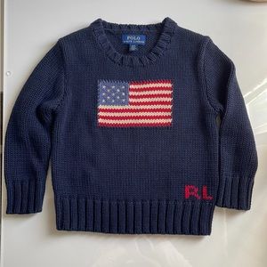 Polo Ralph Lauren Iconic Flag Sweater, 2T